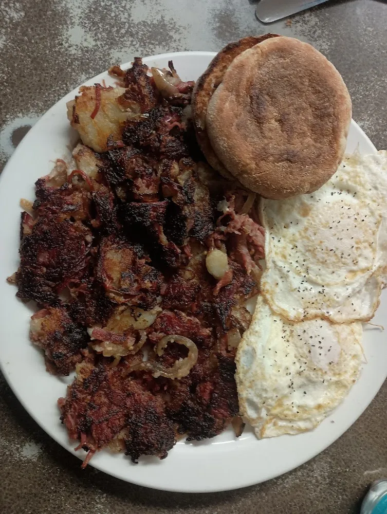 Corned Beef Hash and Eggs